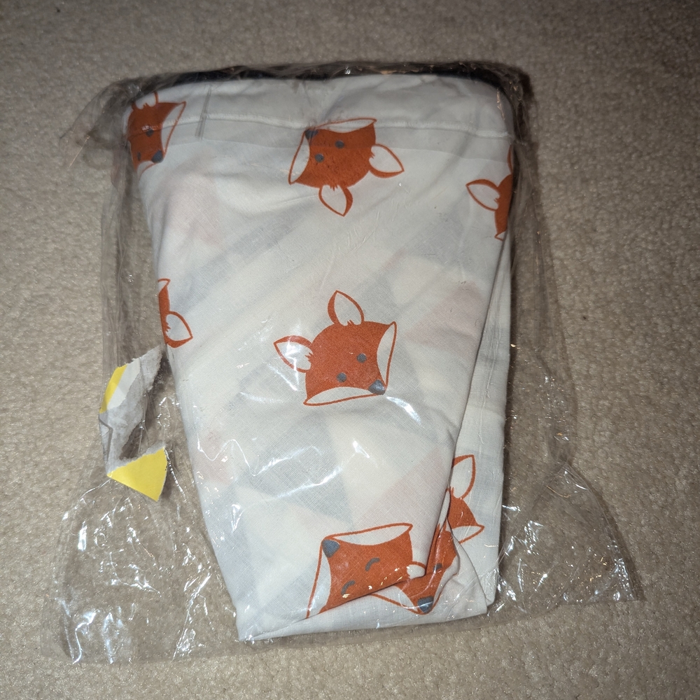 Bacati Fox Print Nursing Pillow Case